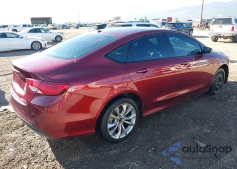 2015 Chrysler 200 S from USA, damaged, VIN 1C3CCCDG0FN718144